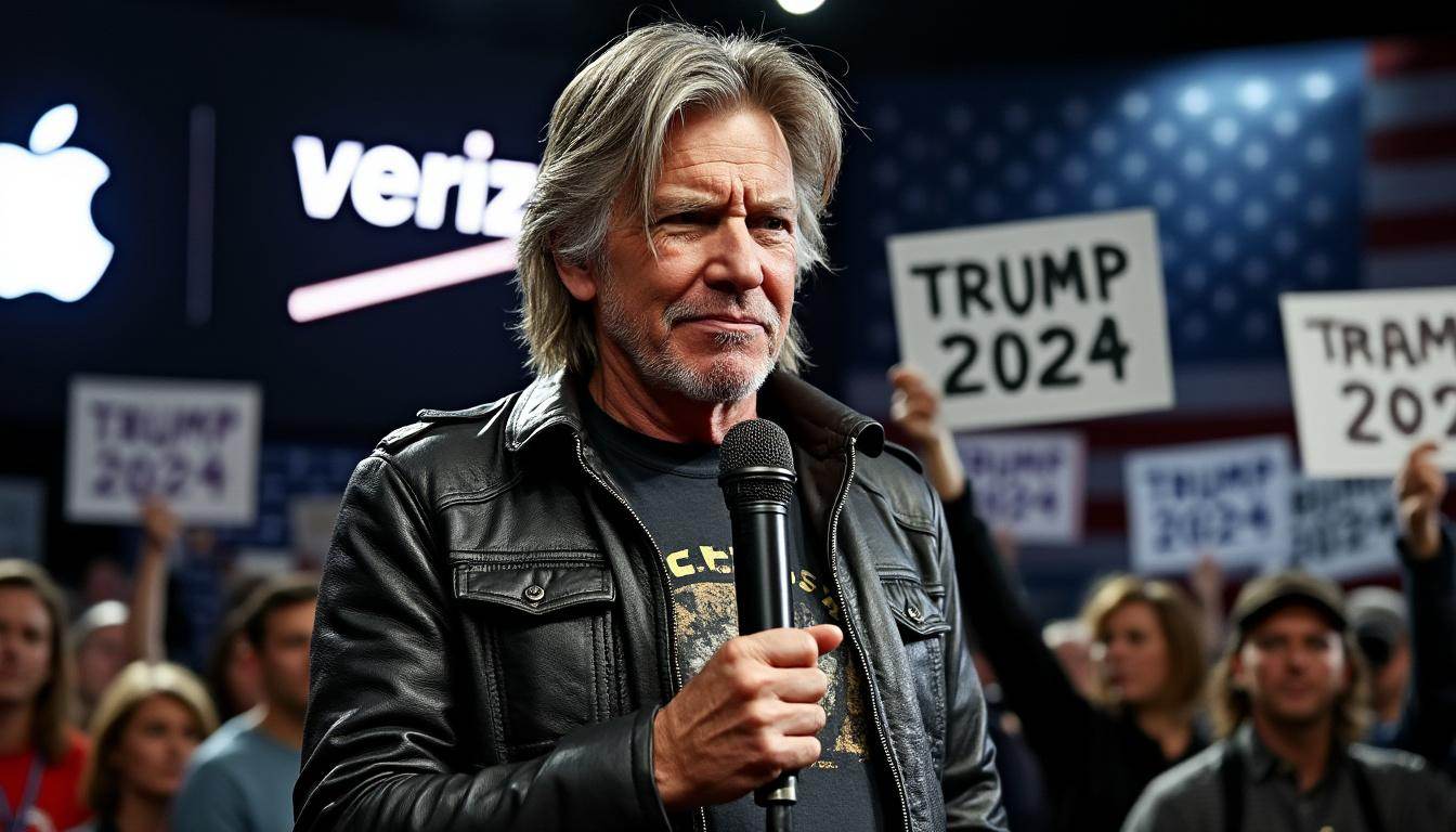 neil young lance une campagne contre apple et verizon en raison de leur soutien à trump, dénonçant leurs décisions et appelant à une prise de conscience.