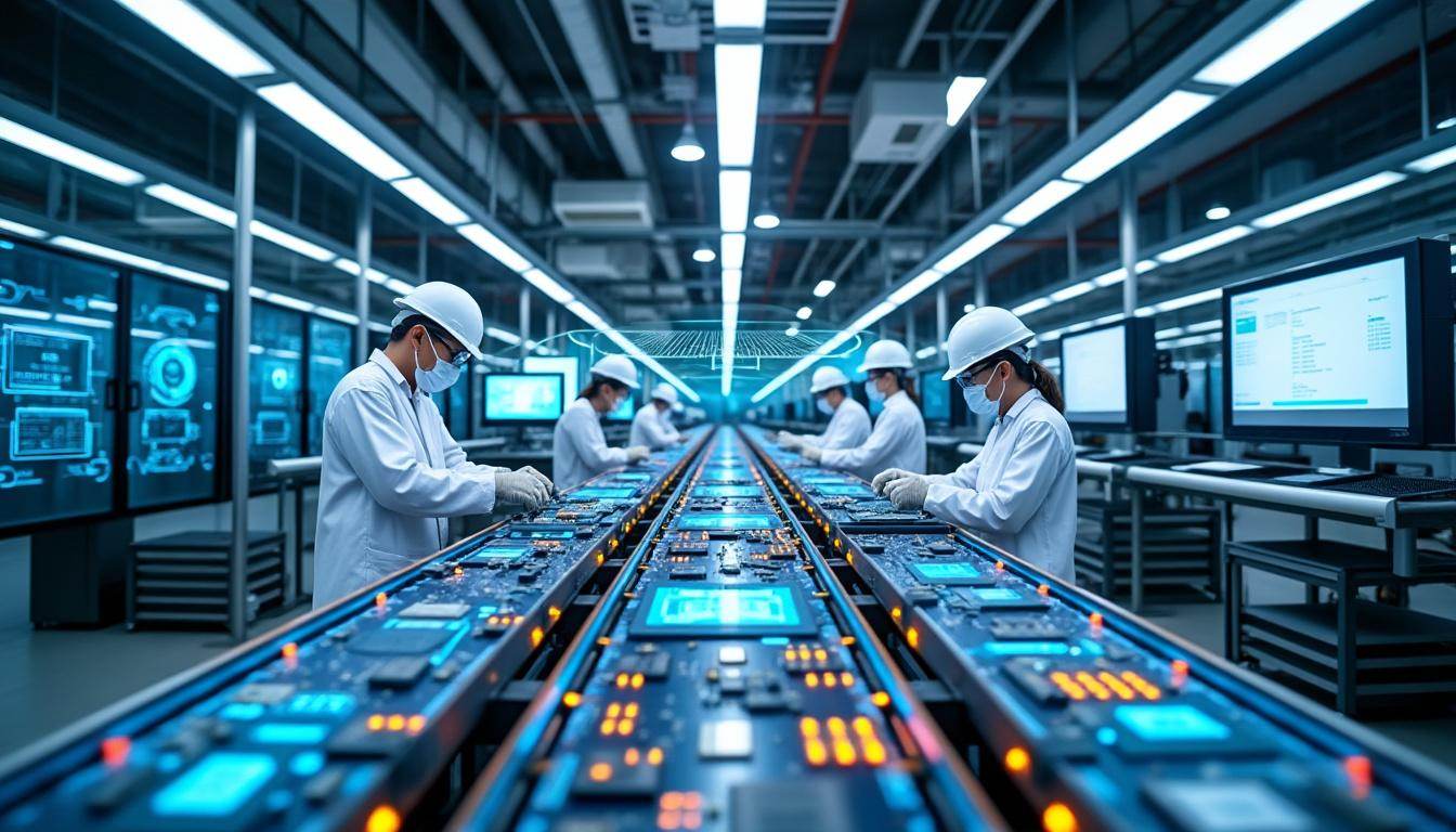 pegatron, fournisseur d'apple, annonce la finalisation prévue de son usine aux états-unis d'ici la fin mars, renforçant ainsi sa capacité de production locale.