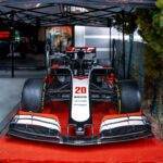 Showcasing a Formula racing car under Apex Racing canopy in Ankara, Türkiye.