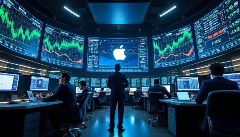 suivez en direct les résultats d'apple et découvrez comment la stratégie d'intelligence artificielle influence les marchés alors que wall street anticipe les résultats du premier trimestre.