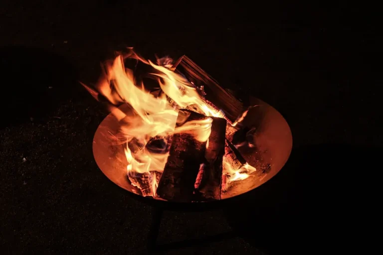 Sneaky Sasquatch s’invite dans les Apple Store le 12 décembre 2025, feu de camp compris A close-up view of a campfire, showcasing vibrant flames against a dark night backdrop.