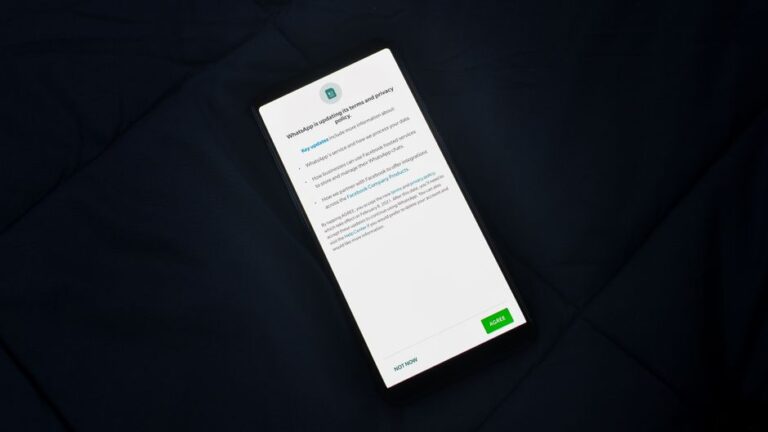 Apple écope de 98,6 millions d’euros en Italie : ATT à double tour Close-up of smartphone screen showing a privacy policy update agreement.
