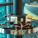 Jackery Explorer 1500 Ultra : 1 536 Wh, IP65 et 1 800 W, le courant passe Multiple smartphones charging at a public charging station indoors. USB and electric connections visible.